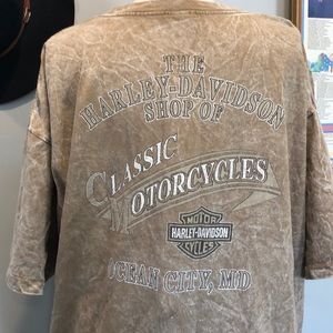 Harley Davidson Acid Wash Tee